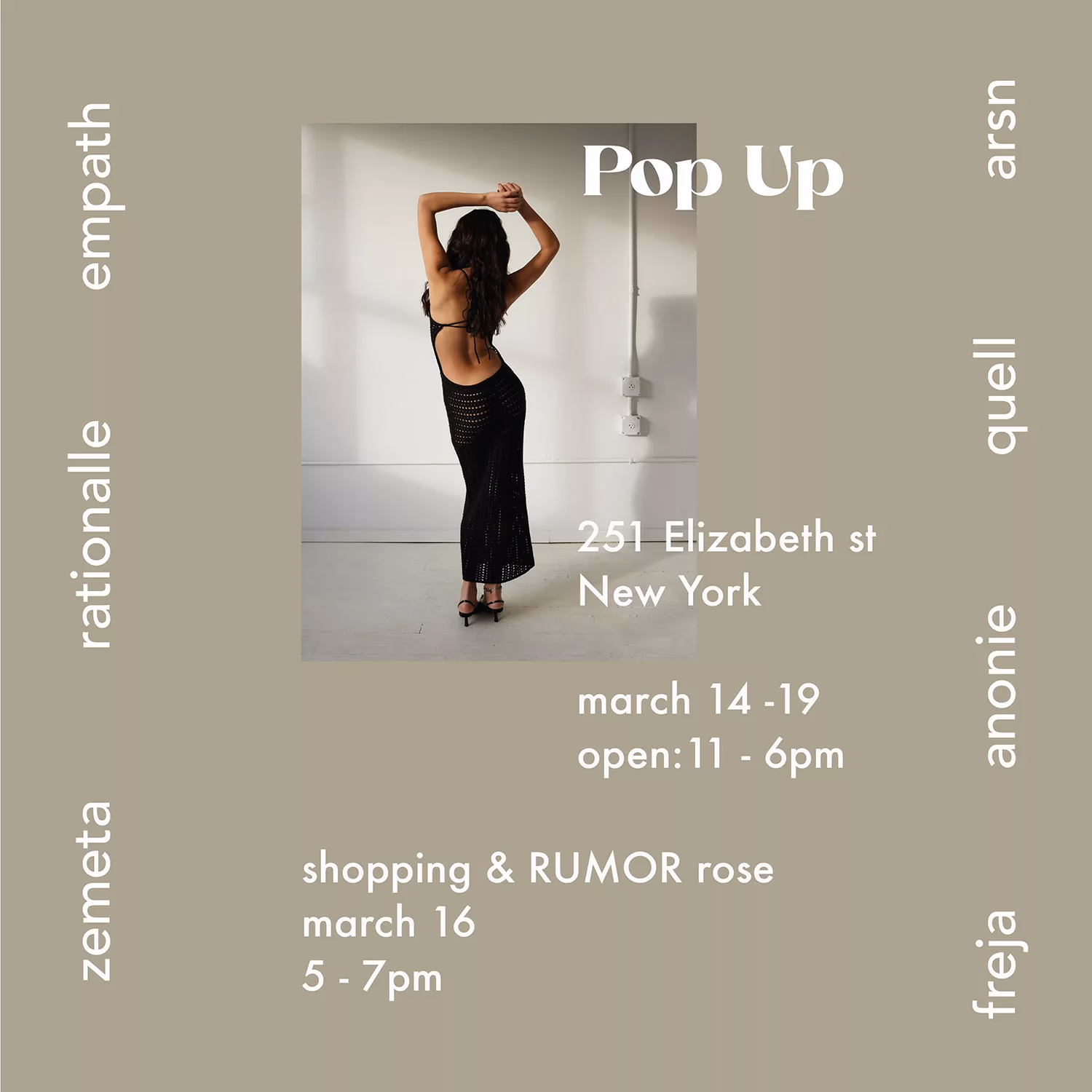 ANONIE &amp; Friends pop up