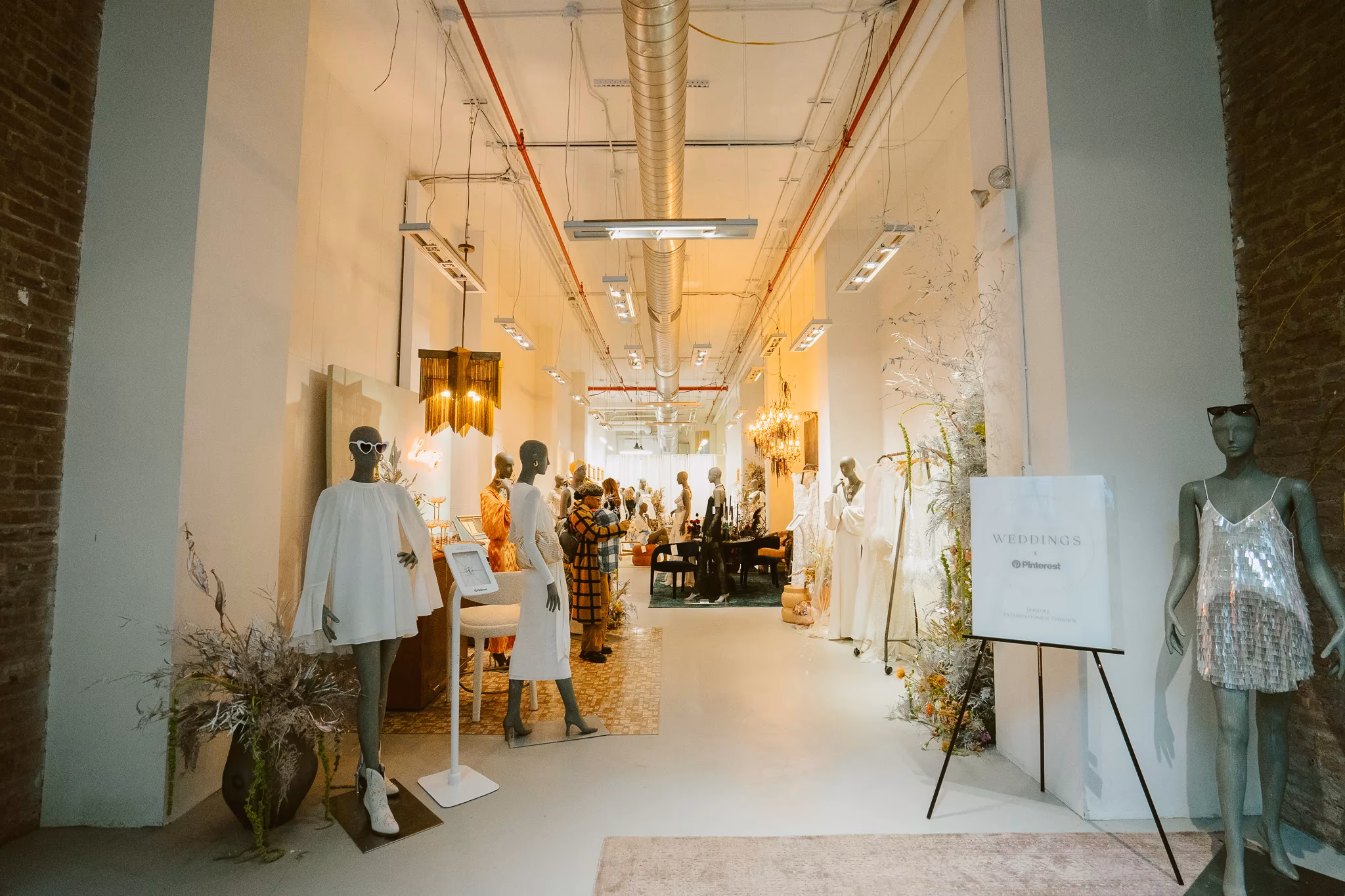 Anthropologie Weddings x Pinterest pop up