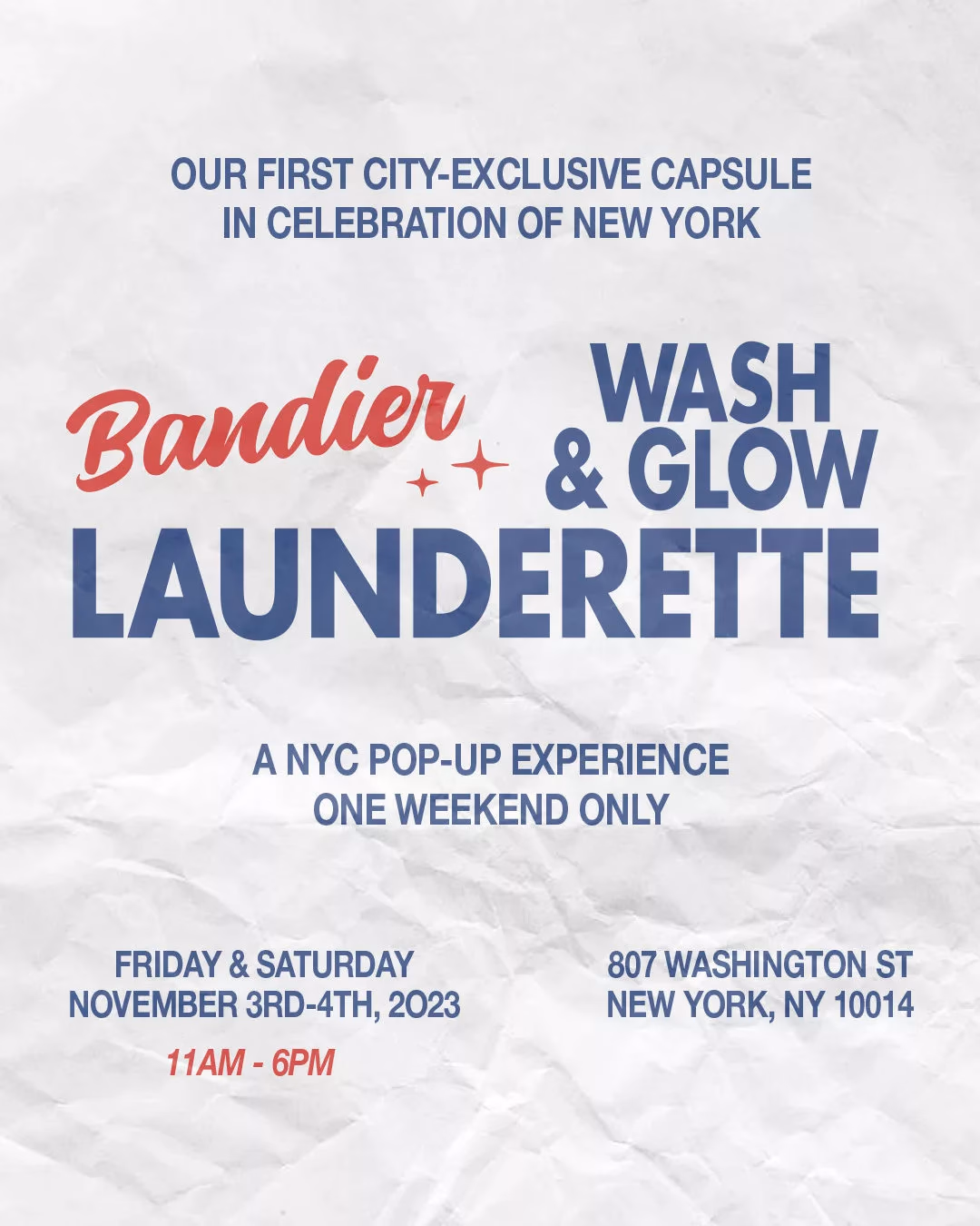 Bandier pop up