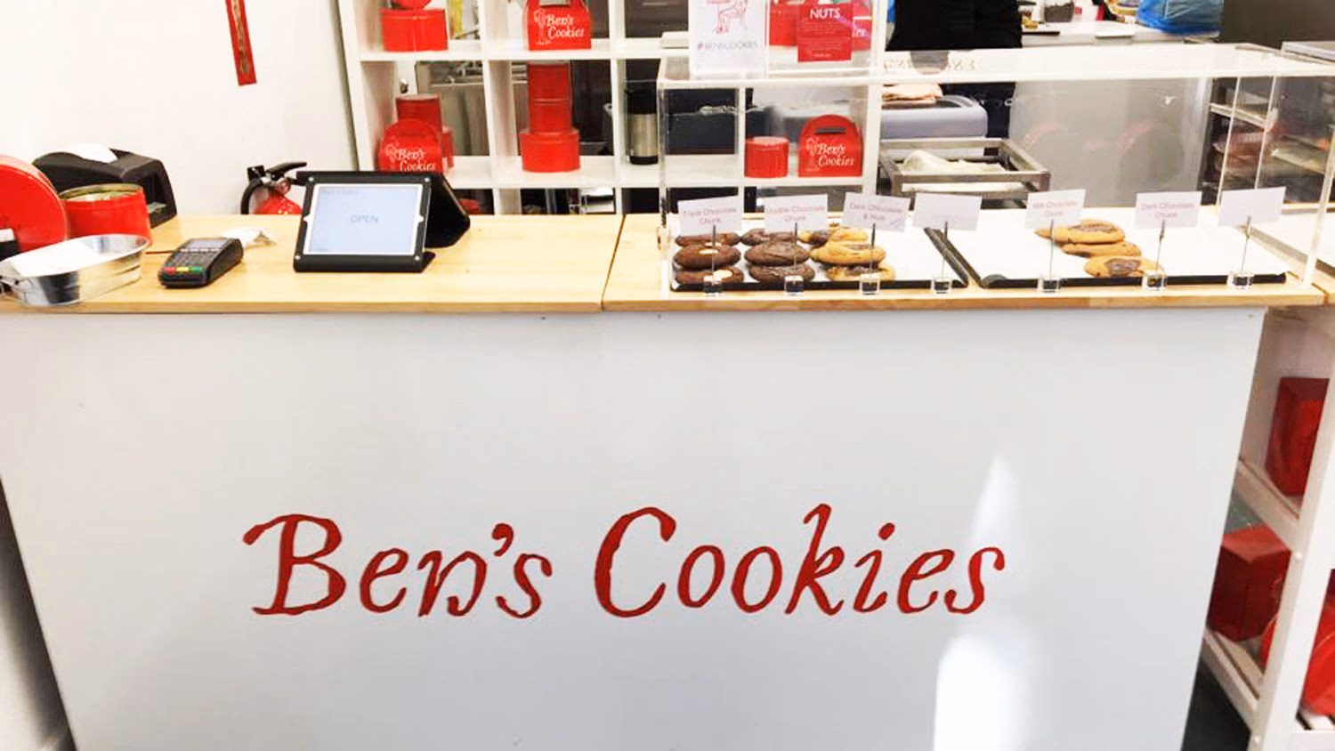 Ben's Cookies pop up