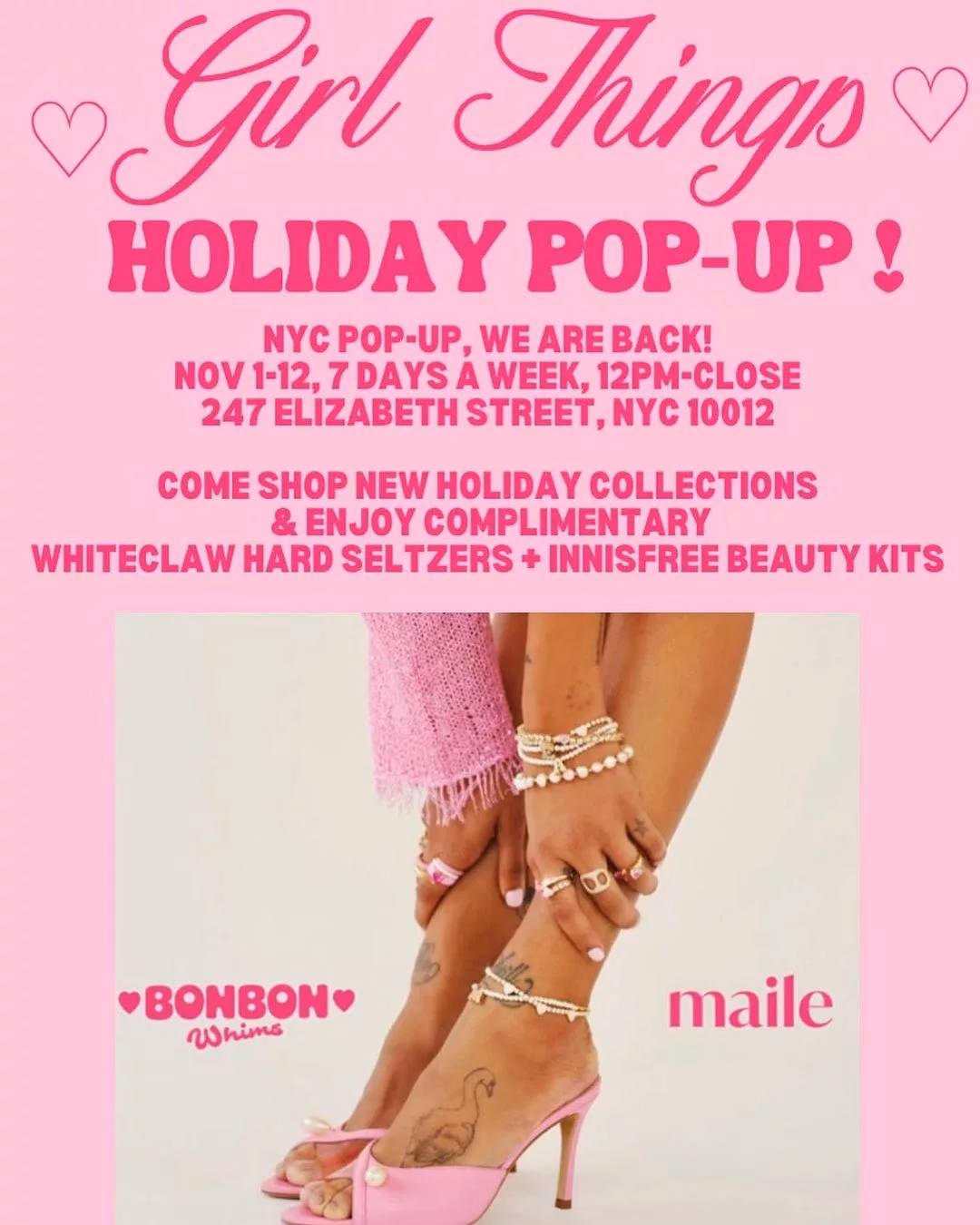 Bonbon Whims pop up
