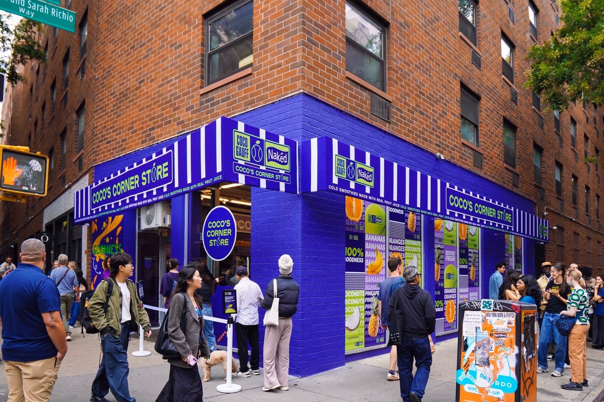 Coco's Corner Store x Naked Smoothies pop up at 21 Spring Street