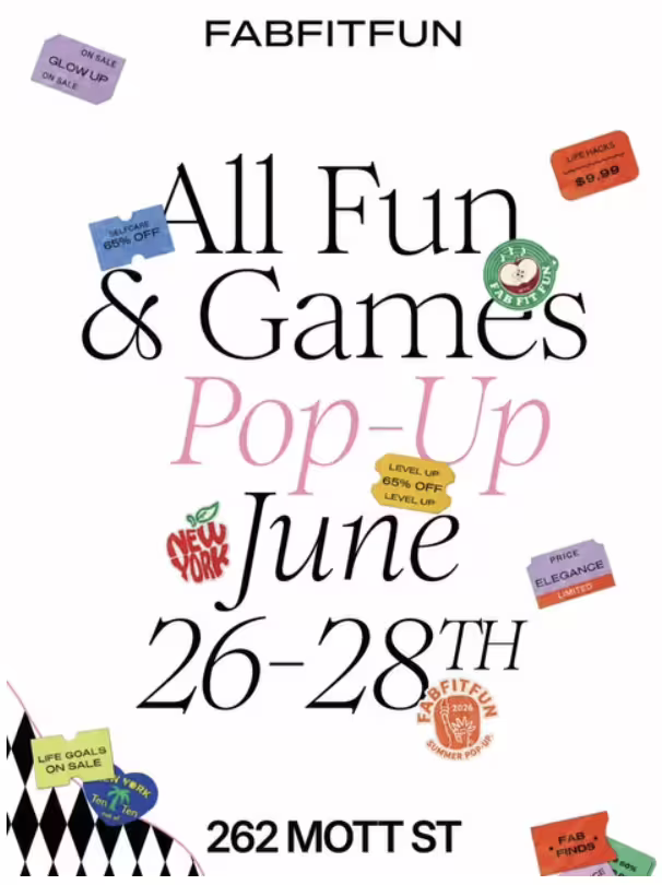FabFitFun — Summer in the City pop up