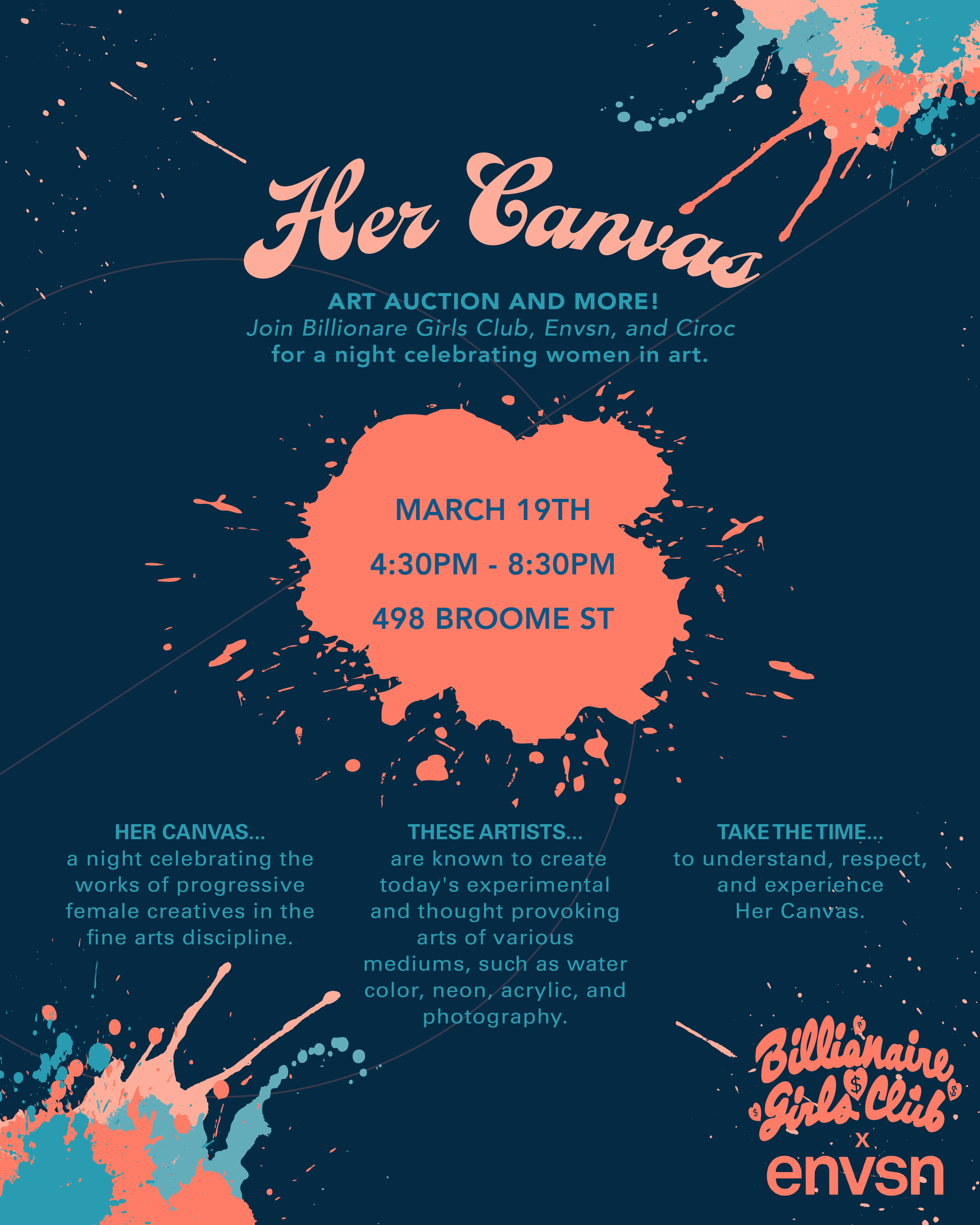 Her Canvas pop up