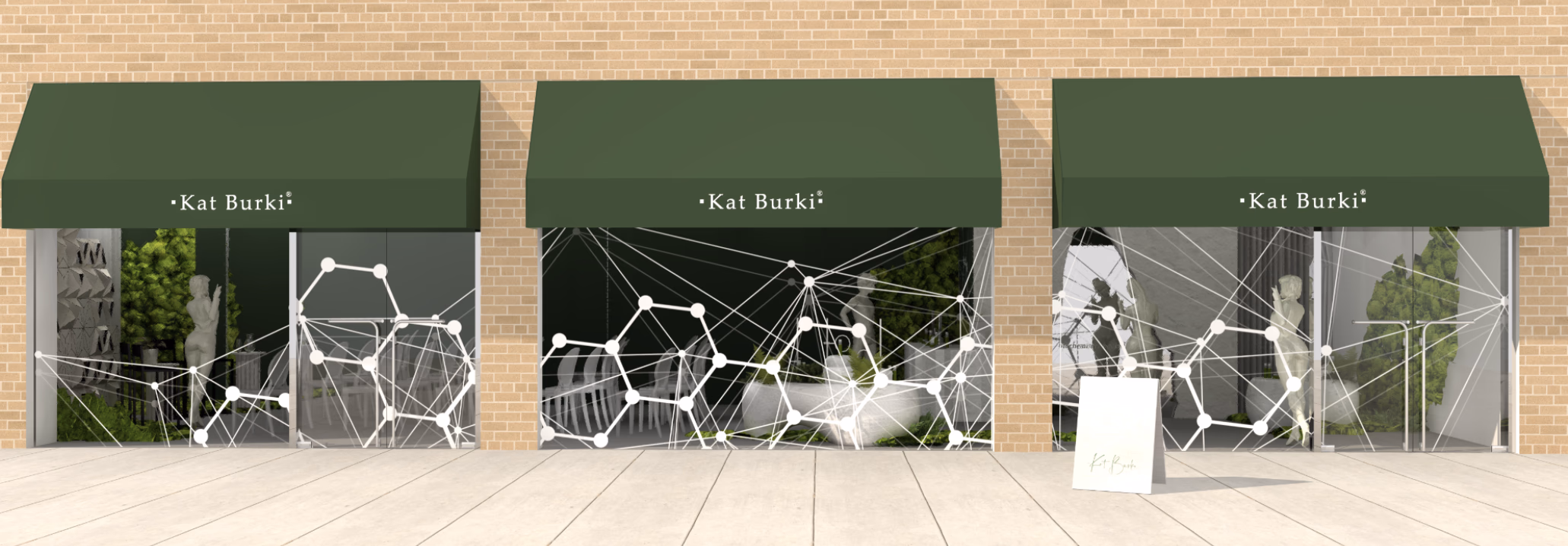 Kat Burki pop up