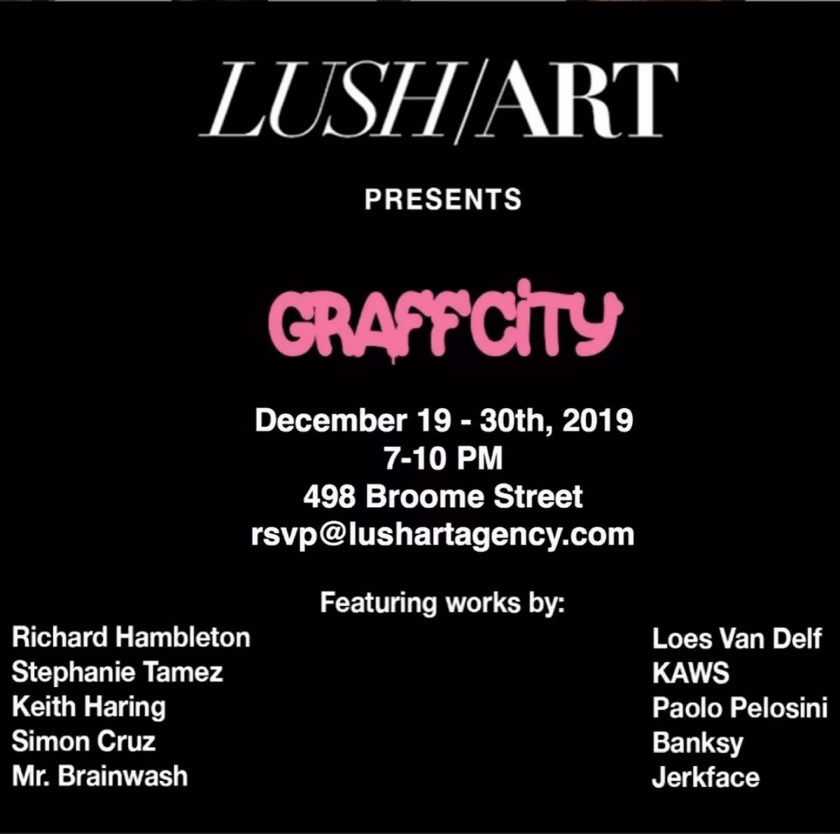 LUSH Art: GRAFFCITY pop up