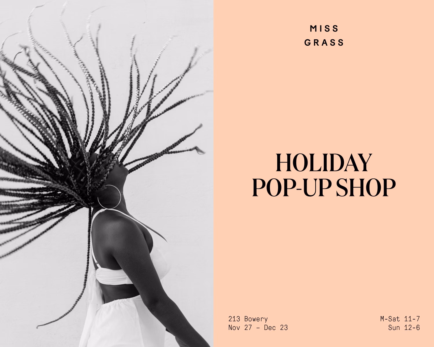 Miss Grass pop up