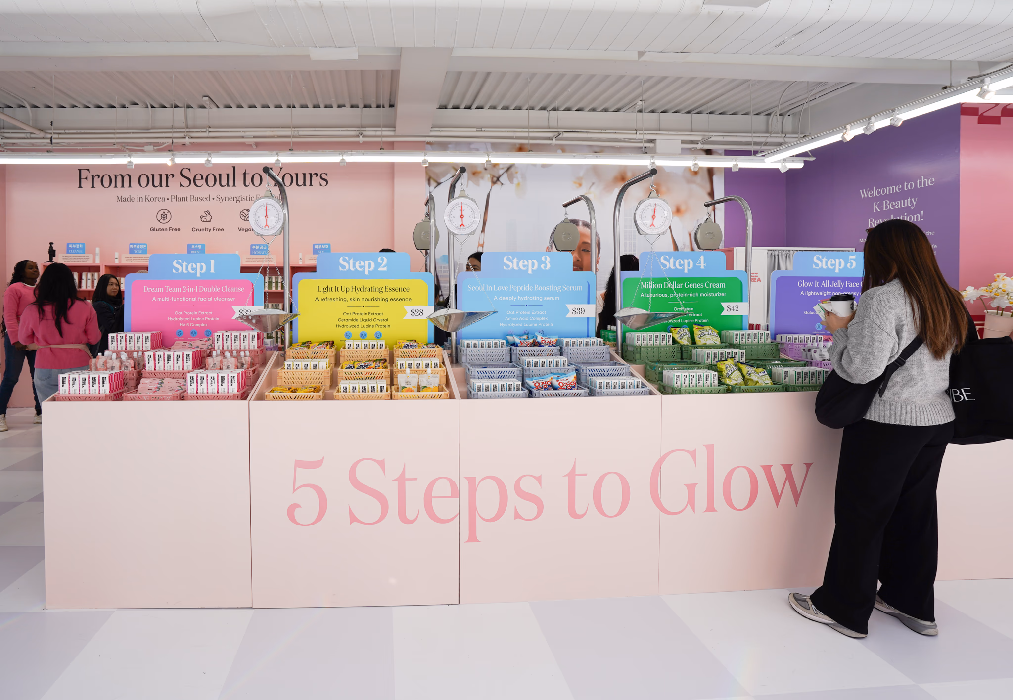 Mizz Korea's Glowcery pop up at 188 Lafayette Street