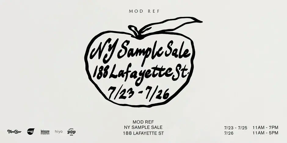 Mod Ref NY Sample Sale pop up