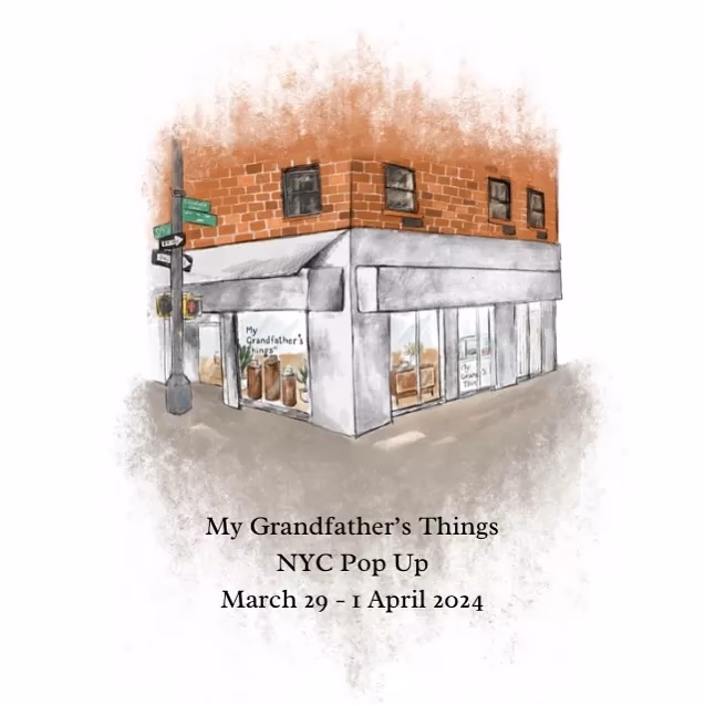 My Grandfather's Things pop up