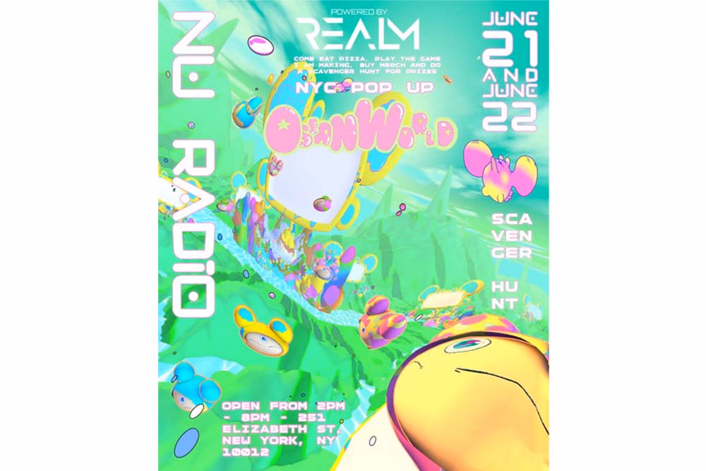 NU RADIO Powered by Realm pop up