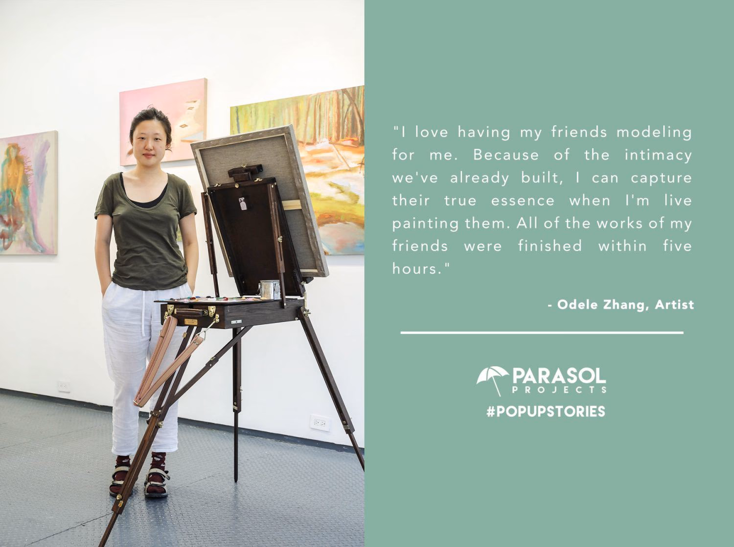 Odele Zhang: LIVE Broadcast pop up