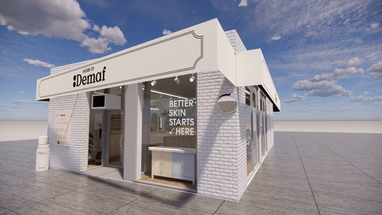 De:maf — exterior — before