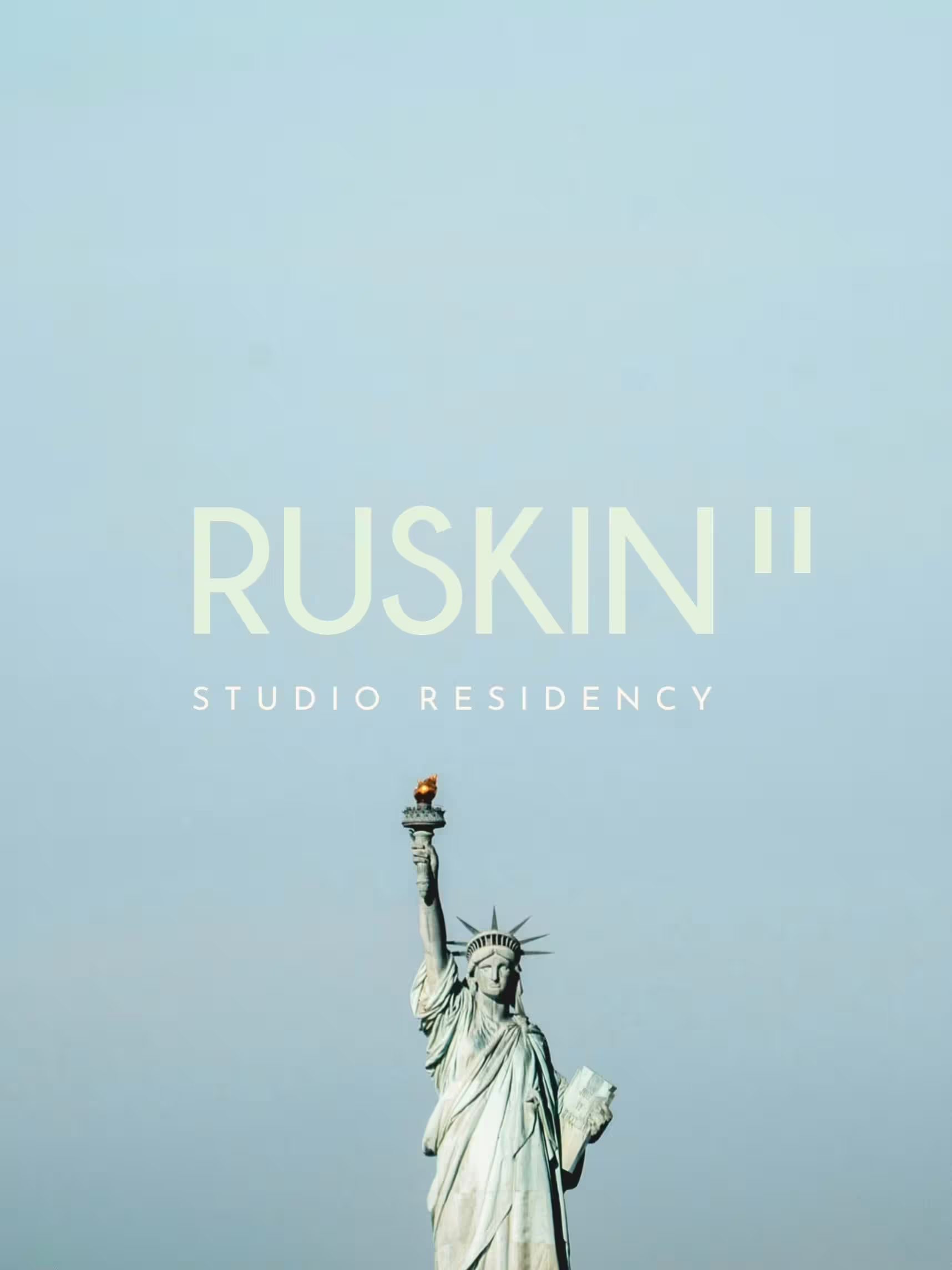 RUSKIN England pop up