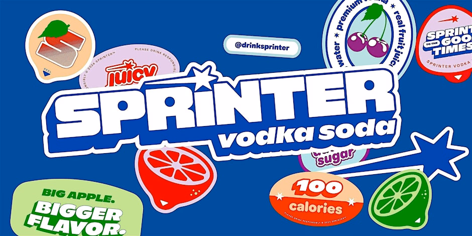 Sprinter Vodka Soda Fruit Stand pop up