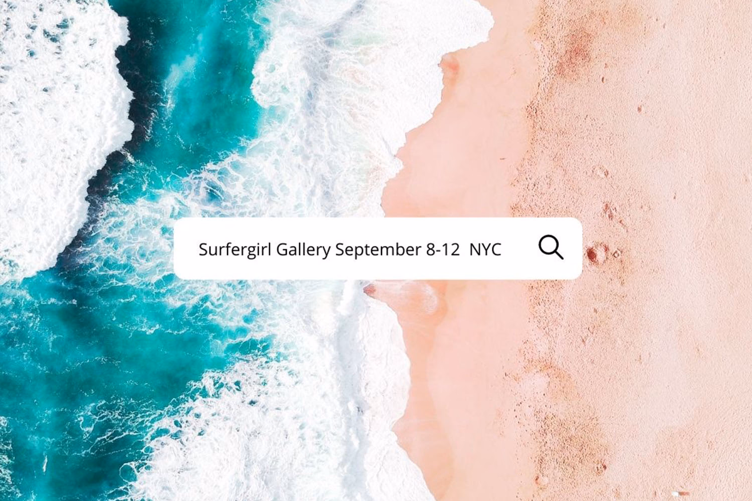 Surfergirl Gallery: Walking on Water pop up