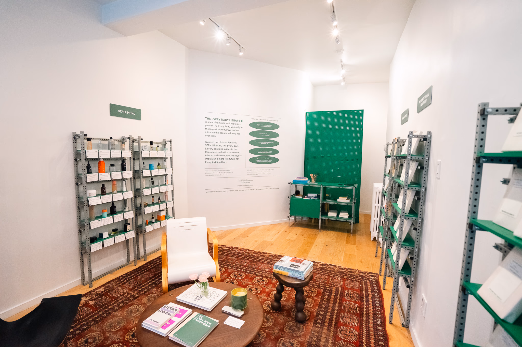 The Every Body Library pop up