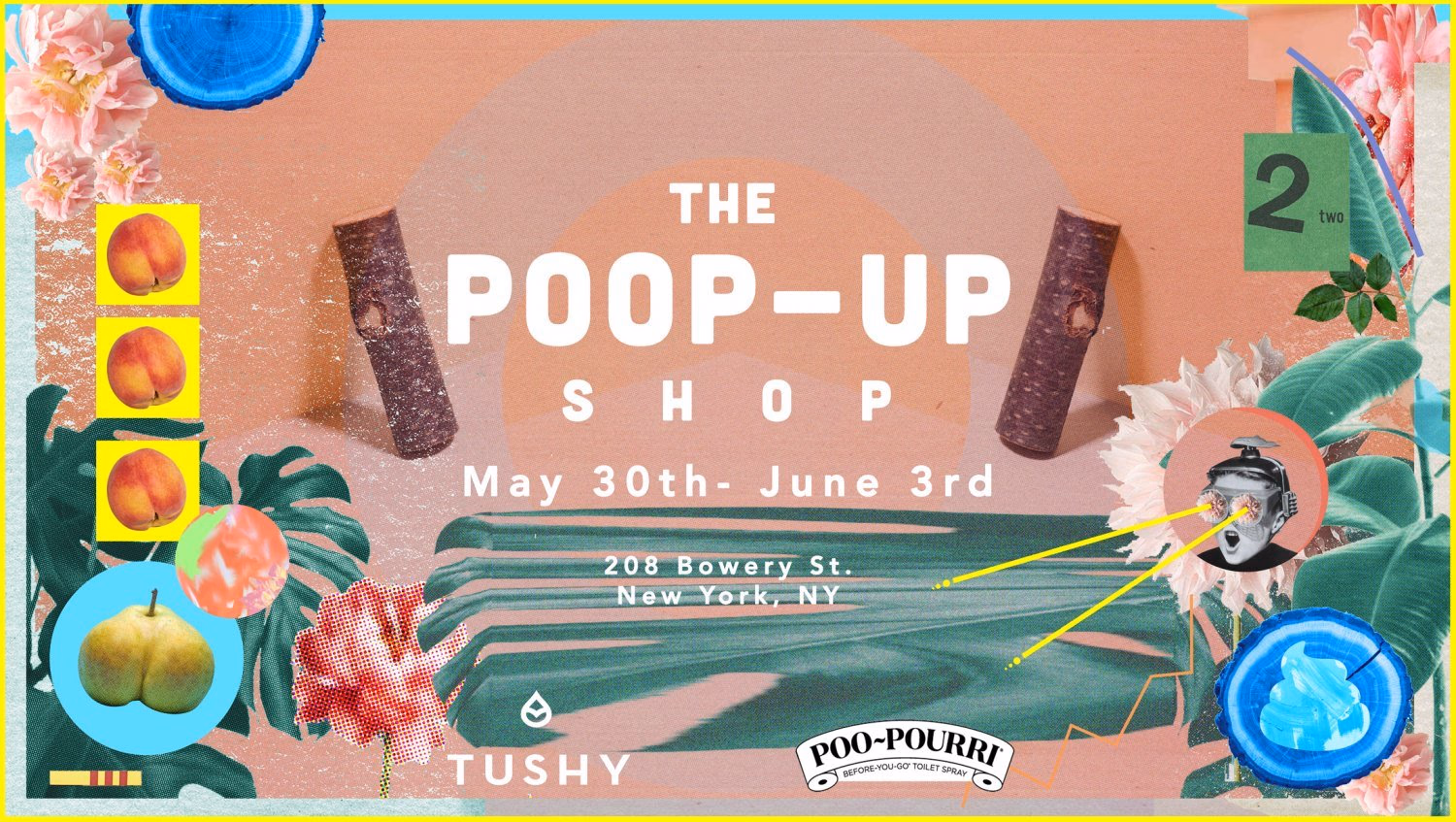 Tushy & Poo~Pourri Pop-Up pop up