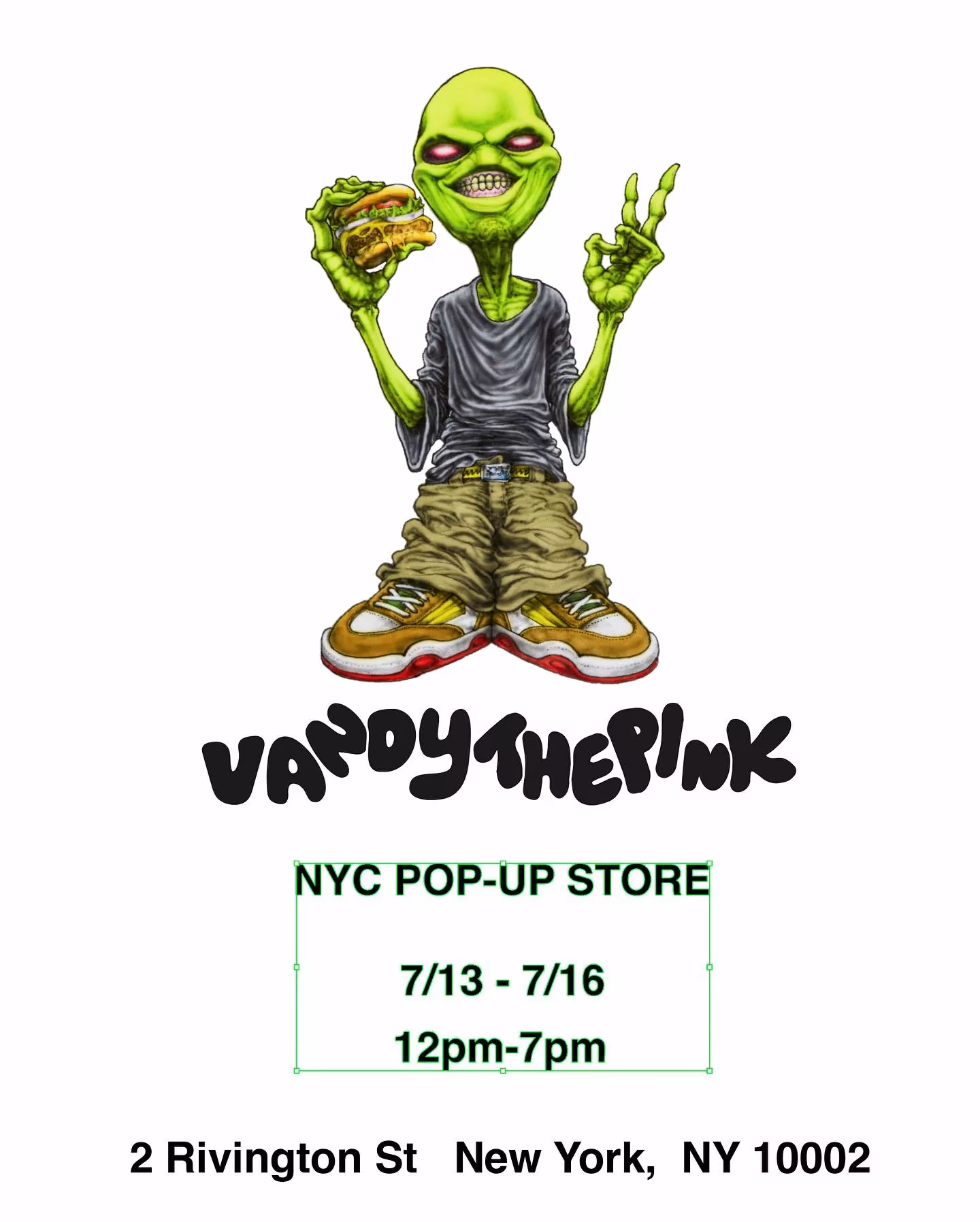 Vandythepink pop up