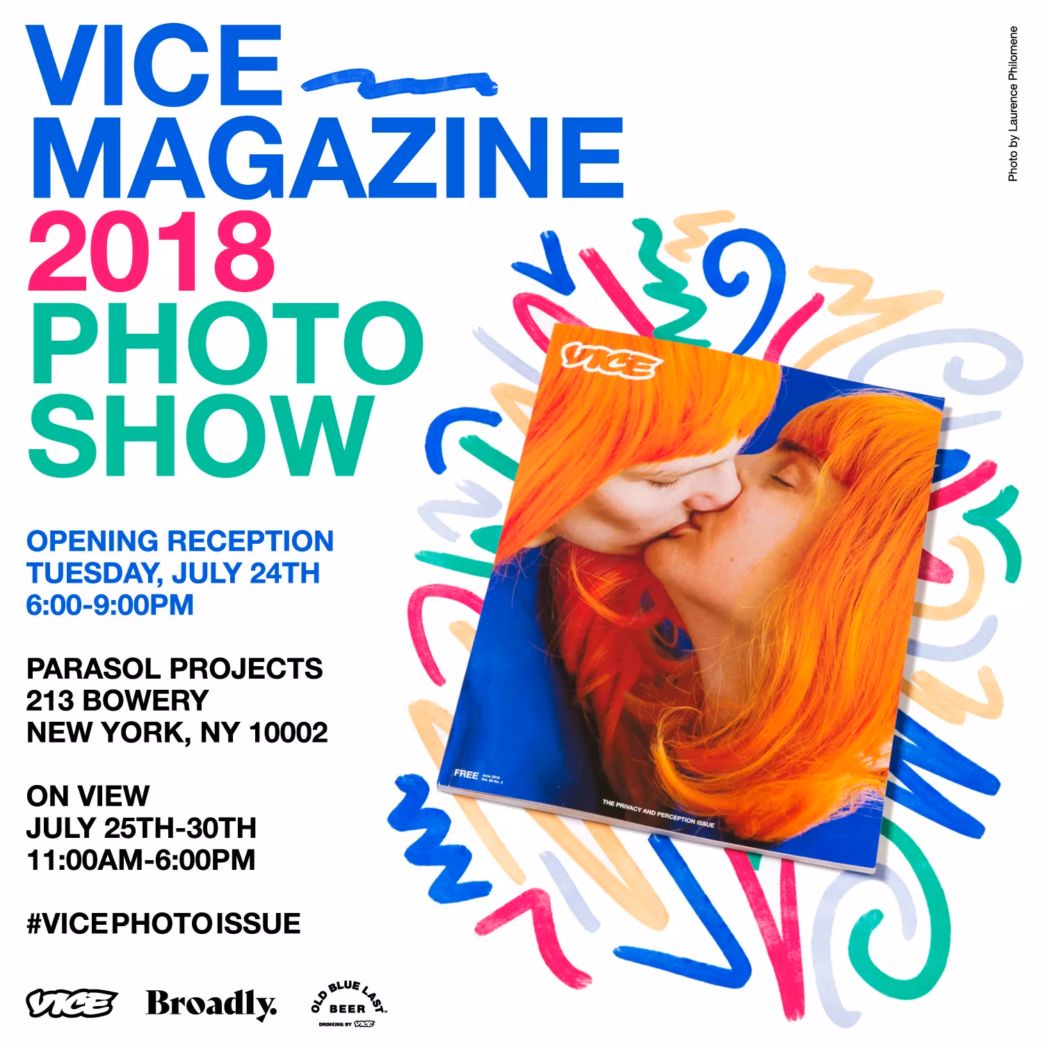 VICE Magazine 2018 Photo Show pop up