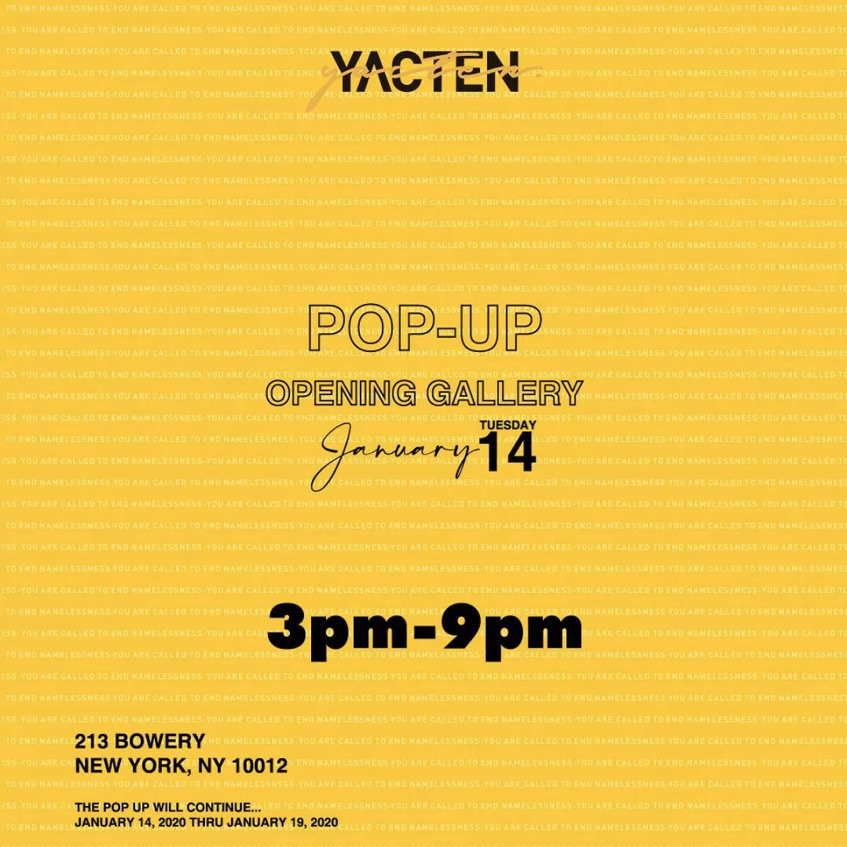 YACTEN pop up